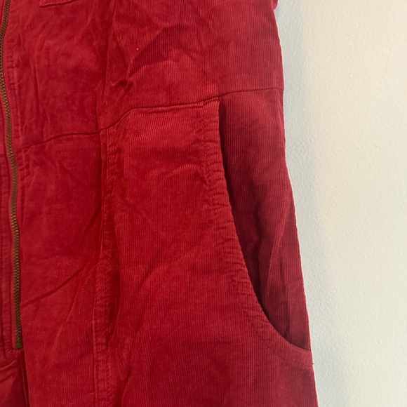 Lucy & Yak Red Corduroy Rex Jumpsuit - Picture 4 of 8